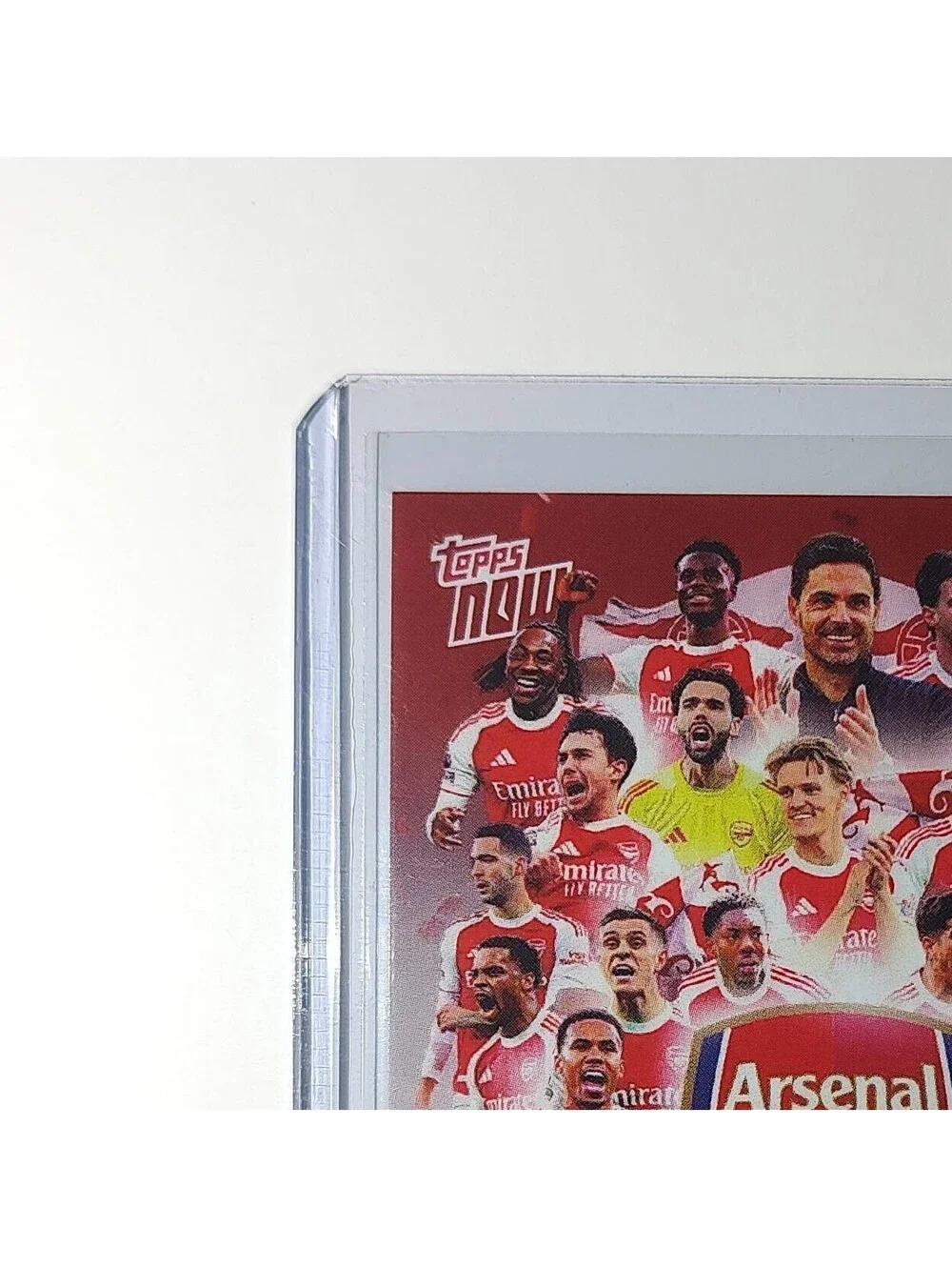 Arsenal FC 2025-26 Topps Now Premier League Winners Team Soccer #199 Card